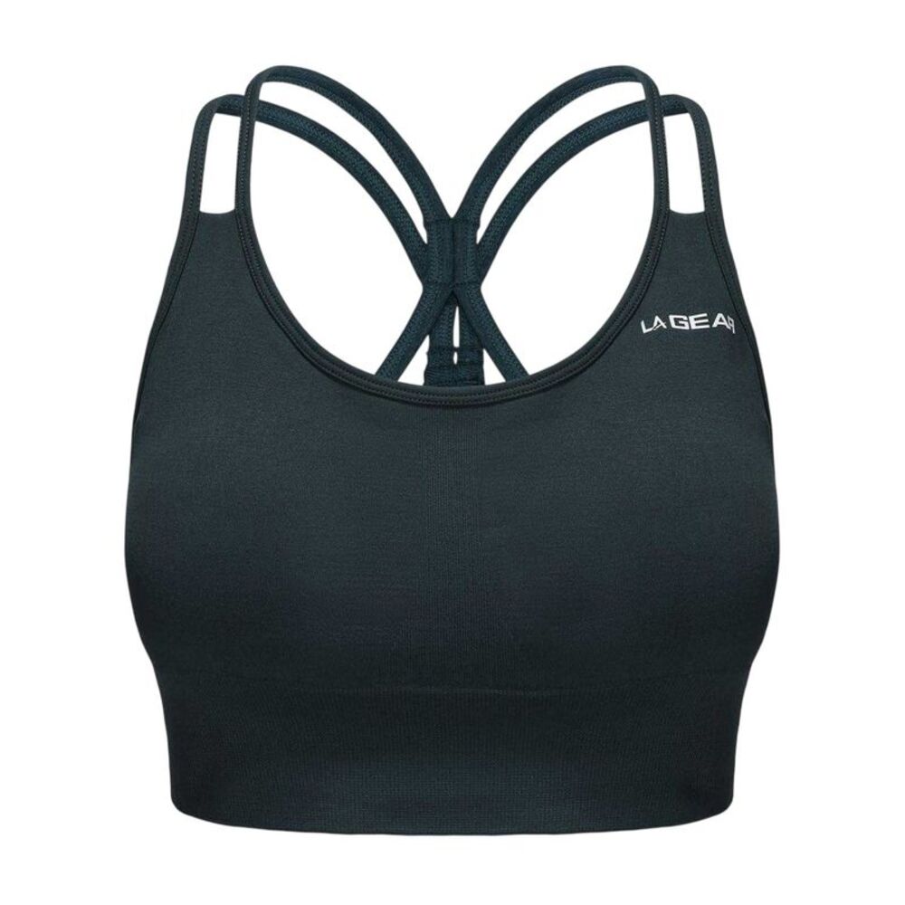 LA Gear Womens/Ladies Seamless Sports Bra / Forest Green